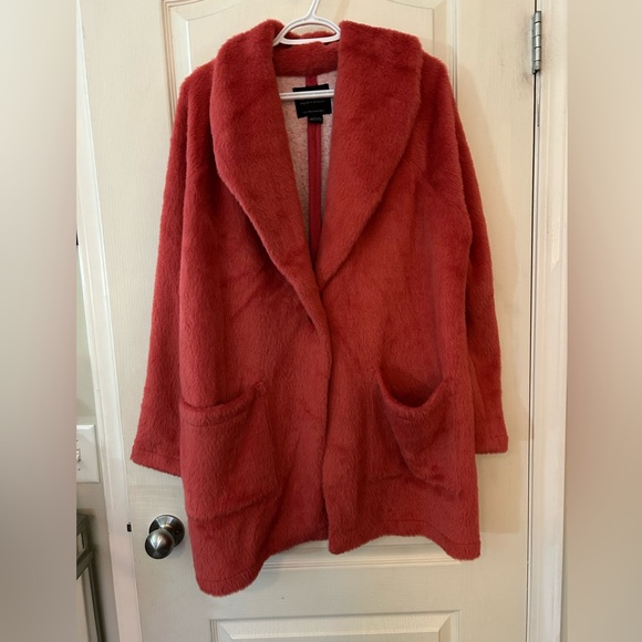 Sanctuary x Anthropologie Faux Fur Coat - Picture 1 of 11